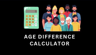 Age difference converter