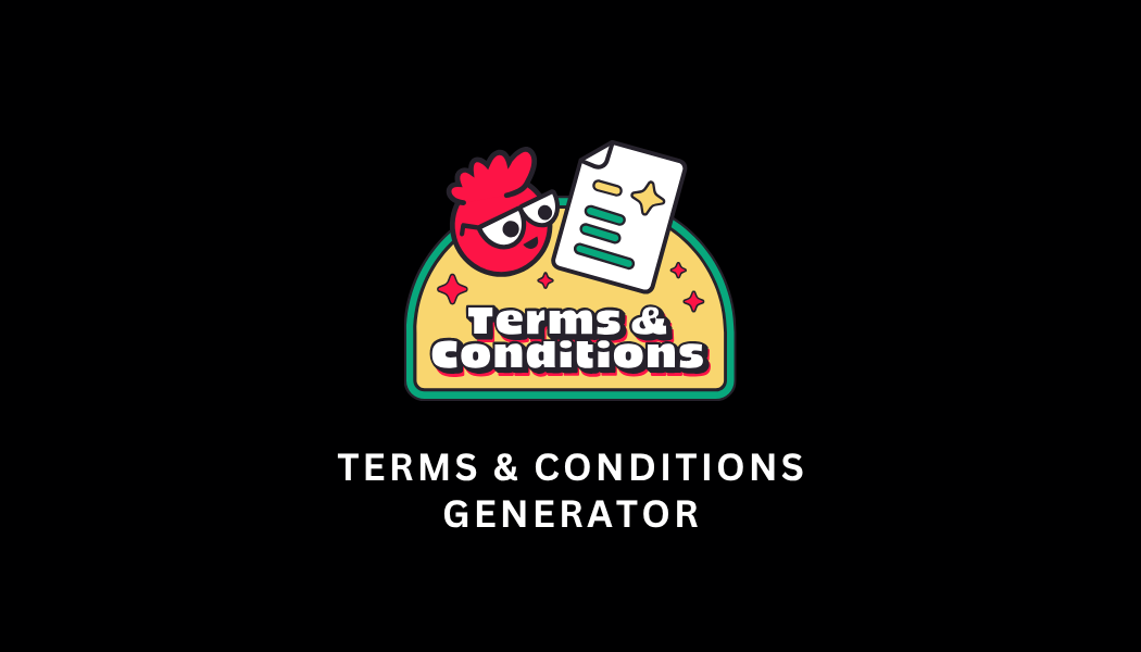 Term and conditions generator
