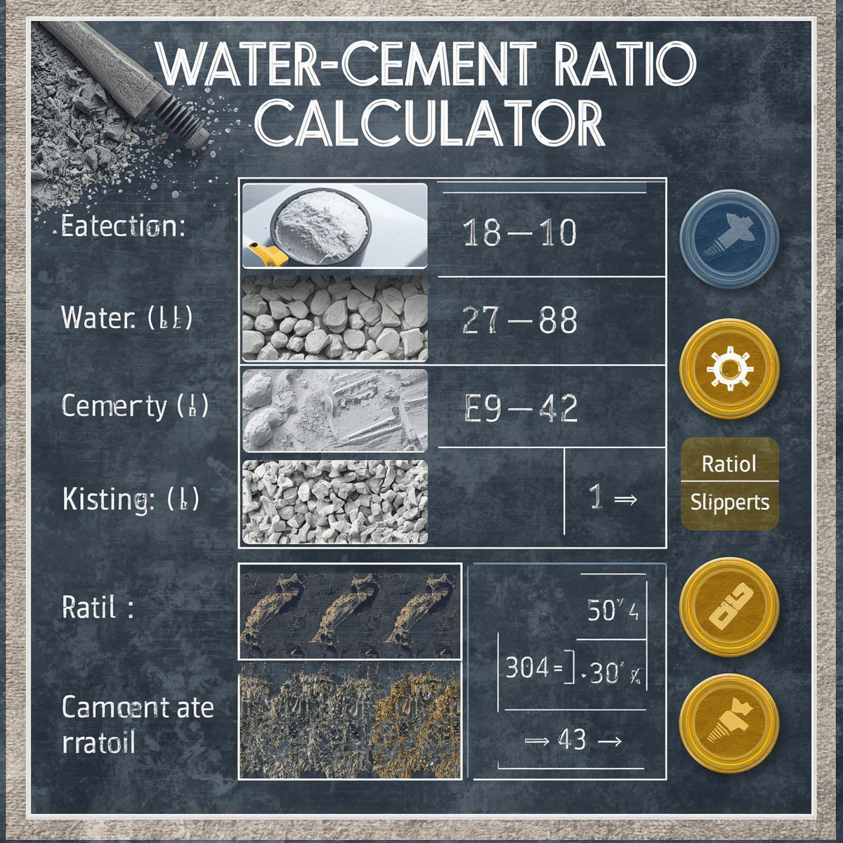 Water-CementRatio Calculator